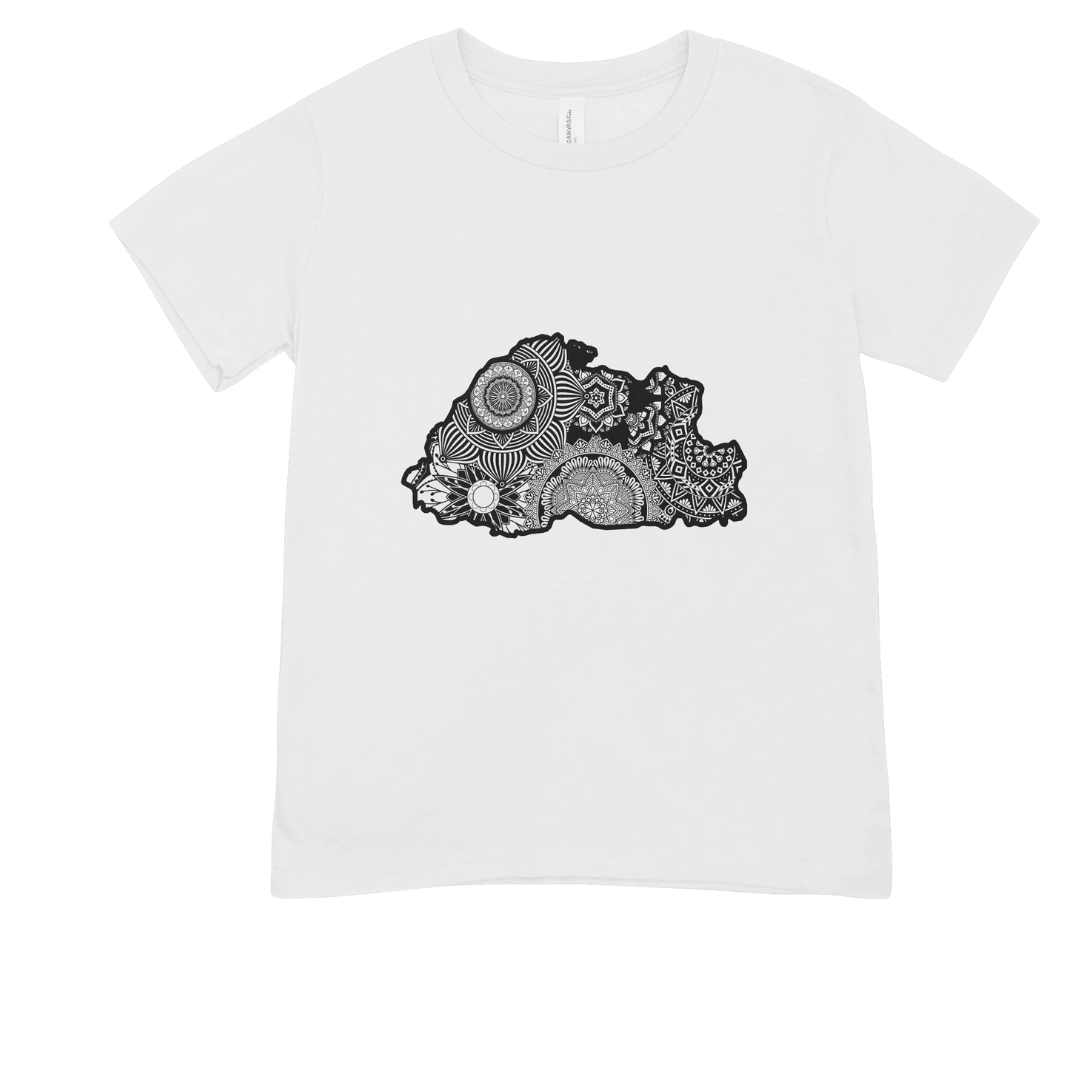 Manifest B' Mandala Map Tee